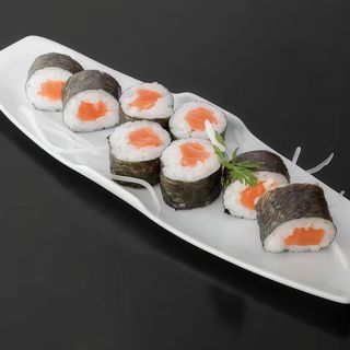 N18 Maki Salmón Con Philadelphia Y Aguacate (8 Uds.)