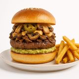 Truffle Mushroom Melt Burger