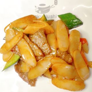 51. Gnocchi di riso con manzo e verdure