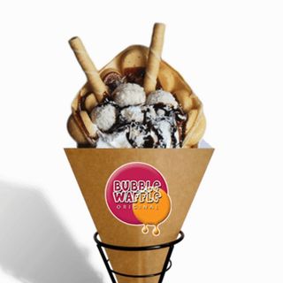 Bąbelkowy gofr White Kitkat