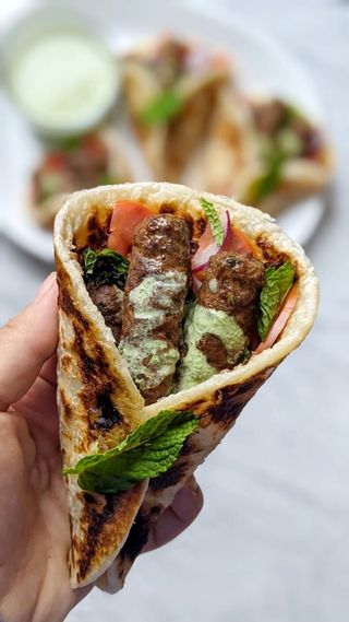 Piadina seekh kebab