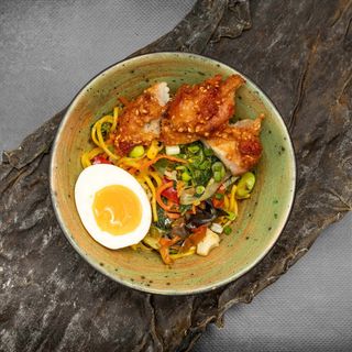 Локшина  з куркою діп фрай L (225г)