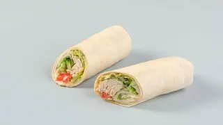 Baked chicken wrap 412kcal