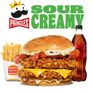 Menu Pringles Sour Creamy Double Crispy Grande