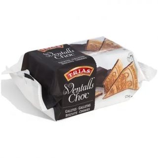 Abanicos de Galleta con Chocolate Trias 125 Gr.