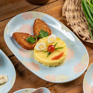 Пюре с куриными котлетками (250 гр.)