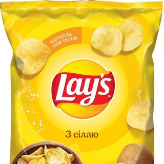 Чіпси Lays Сіль 120грм