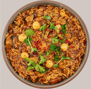 Orzo cu ciuperci și trufe