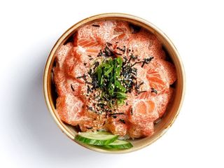 Creamy Salmon Sashimi