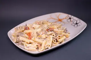 Pasta sa dimljenim lososom