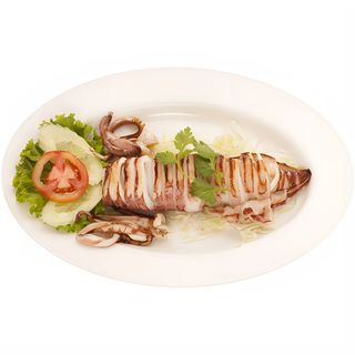 Calamar nacional a la plancha (ración)