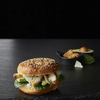 Hamburguesa de Pollo crujiente