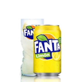 Fanta Limón zero lata 330ml.