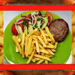 ლანჩი 1 კატლეტით