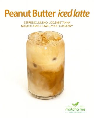 Peanut butter iced cafe latte can