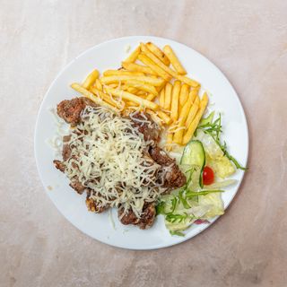Leskovački uštipci i pomfrit