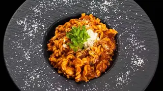 Napolitana pasta + coca-cola 0,33