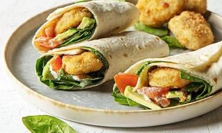 Wrap com nuggets