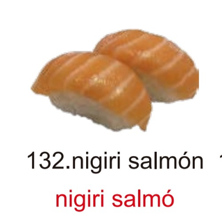 132.nigiri salmón 2u