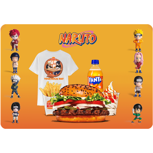Menú Whopper® Naruto Grande