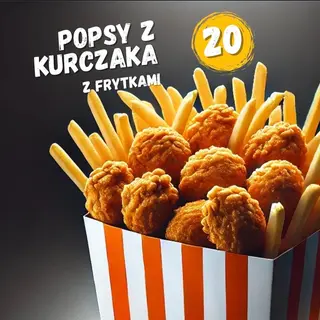 POPSY Z KURCZAKA Ζ FRYTΚΑΜΙ
