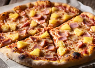 Pizza hawaiana (33 cm.)