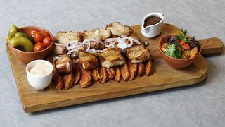 ღორის ხორცის დაფა