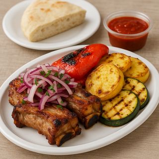 Szaszłyk z żeberek 200g