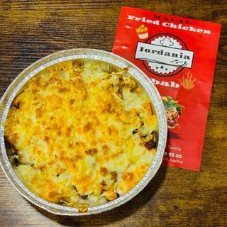 plato kebab gratinado