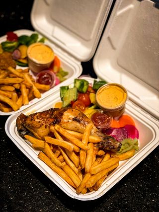 Talerz eko kurczak z rożna - ĆWIARTKA