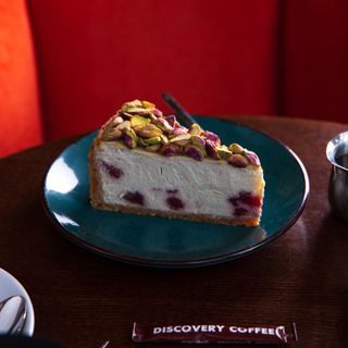 Чизкейк "Фисташка-малина"