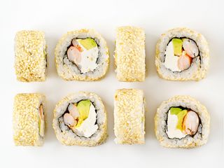 Філадельфія з креветкою в кунжуті (220g)