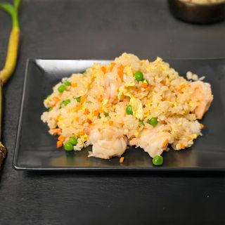 91G.Arroz Frito con gambas