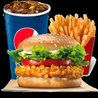 Menu Hamburguesa De Pollo Crispy