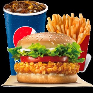 Menú Hamburguesa De Pollo Crispy