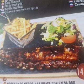 Costillas De Cerdo Bbq