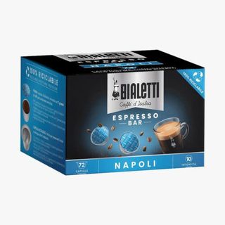 Bialetti Originale Capsula in Alluminio Napoli - 72 pezzi