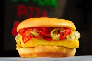 Jaja sa povrćem u lepinji