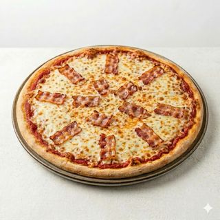 Pizza Margarita Con Bacon