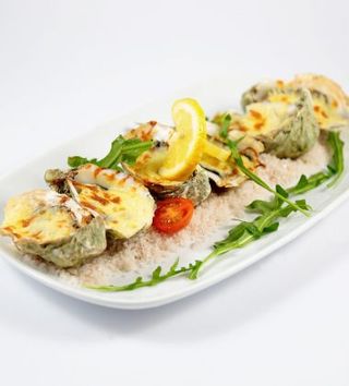 Les Huîtres Gratinées