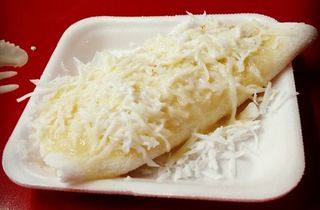 Tapioca de leite condensado com coco