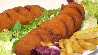 Flamenquín de jamón serrano y lomo (media ración)