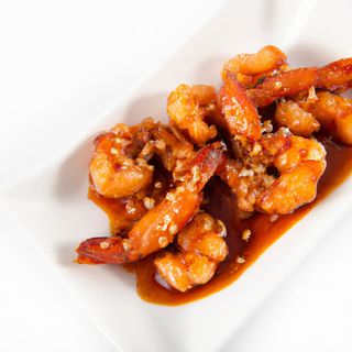 Gambas Con Salsa Picante