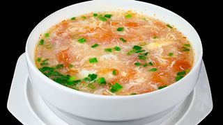 Суп с помидорами и яйцом (на 1 чел.)