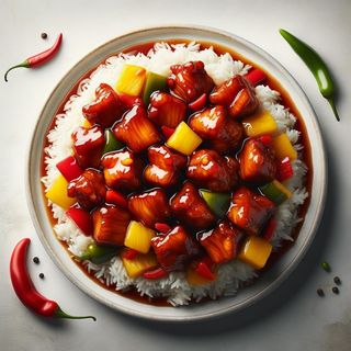 Wieprzowina w sosie słodko-kwaśnym 250g