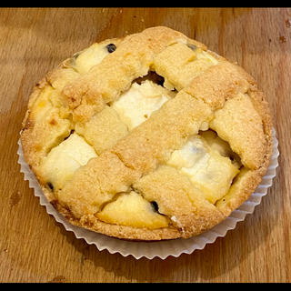 Crostatina ricotta e gocce di cioccolato