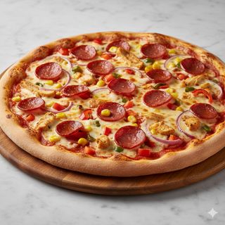 Pizza De Salami Mediana