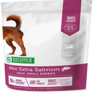 Natures Protection mini extra salmon adult 500г