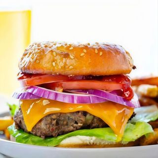 Hamburguesa Con Queso