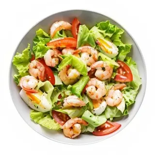 ensalada de gambas
